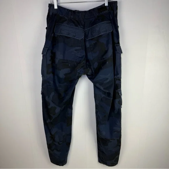 Hudson Jeans Navy Camouflage Cargo Pants - Picture 6 of 14